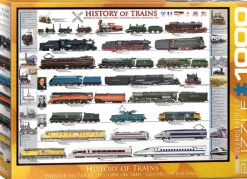 Eurographics - History of Trains - 1000 Piece Jigsaw Puzzle Fashion