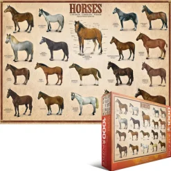 Eurographics - Horses - 1000 Piece Jigsaw Puzzle Fashion