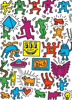 Eurographics - Keith Haring - Collage - 1000 piece jigsaw puzzle Discount