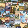 Eurographics - Lighthouses Vintage Posters - 1000 Piece Jigsaw Puzzle Discount