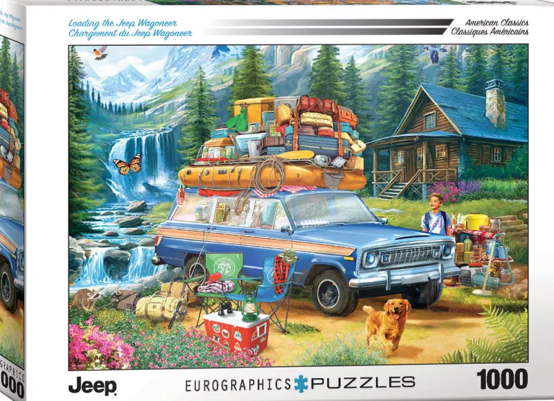 Eurographics - Loading the Jeep Wagoneer - 1000 Piece Jigsaw Puzzle Sale