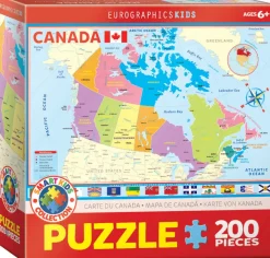 Eurographics - Map of Canada (Special Offer) - 200 pieces Hot