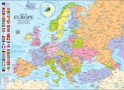 Eurographics - Map of Europe - 1000 piece jigsaw puzzle New