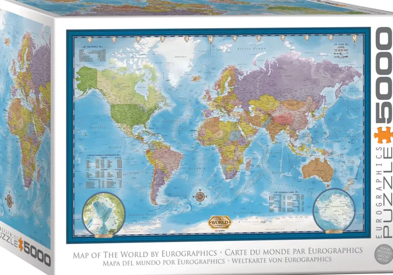 Eurographics - Map of the World - 5000 pieces Outlet
