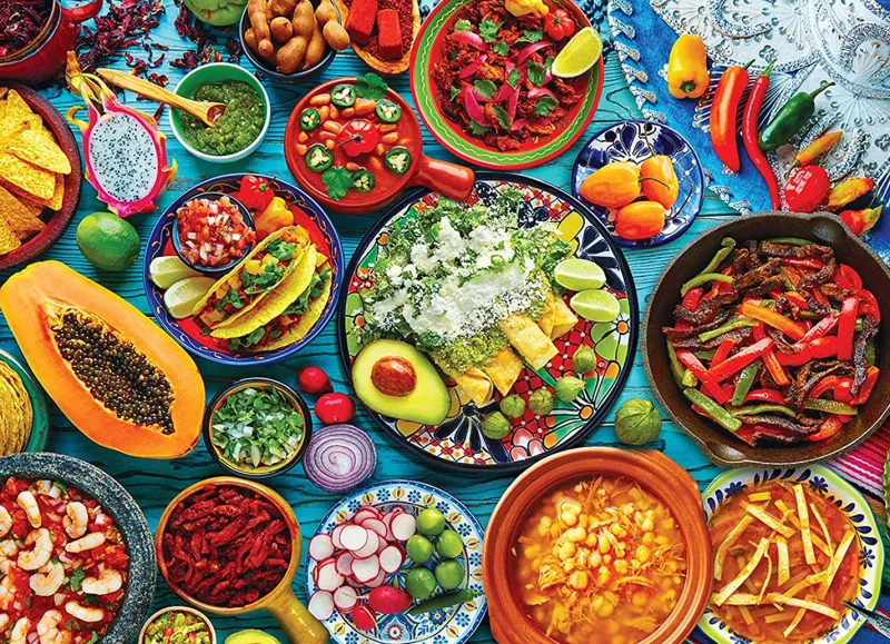 Eurographics - Mexican Table - 1000 Piece Jigsaw Puzzle Fashion