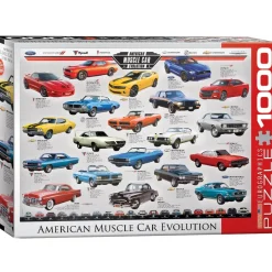 Eurographics - Muscle Car Evolution - 1000 Piece Jigsaw Puzzle Sale
