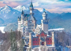 Eurographics - Neuschwanstein Castle in Winter - 1000 Piece Jigsaw Puzzle New