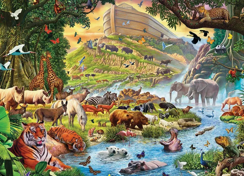 Eurographics 6500-0980 Noah's Ark Before the Rain 500 piece jigsaw puzzle Sale