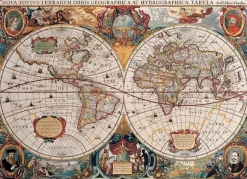 Eurographics - Orbis Geographica World Map - 1000 Piece Jigsaw Puzzle Fashion