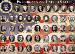 Eurographics - Presidents of the USA - 1000 Piece Jigsaw Puzzle Hot