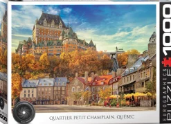 Eurographics - Quartier Petit Champlain, Quebec - 1000 Piece Jigsaw Puzzle Fashion