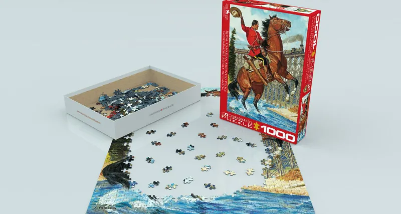 Eurographics 6000-0791 Royal Canadian Mounted Police 1000 piece Jigsaw Puzzle Online