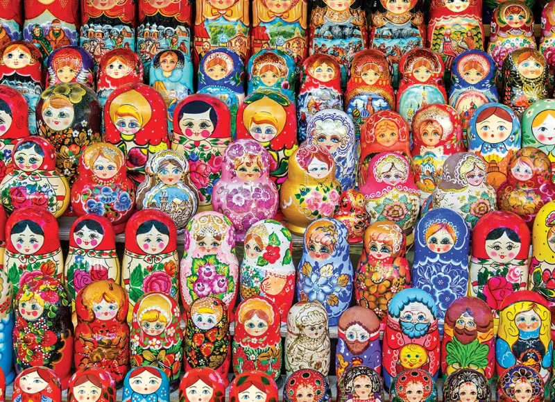 Eurographics - Russian Matryoshka Dolls - 1000 Piece Jigsaw Puzzle New