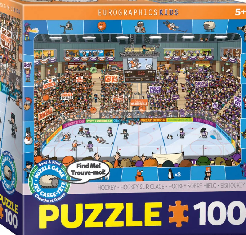 Eurographics - Spot & Find Hockey - 100 pieces Hot