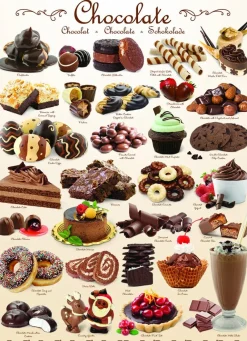 Eurographics - Sweet Line - Chocolate - 1000 Piece Jigsaw Puzzle Sale