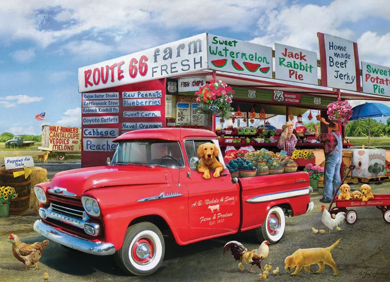 Eurographics - The Apache Truck by Greg Giordano - 1000 Piece Jigsaw Puzzle Clearance