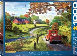 Eurographics - The Country Drive by Dominic Davison - 1000 Piece Jigsaw Puzzle Clearance