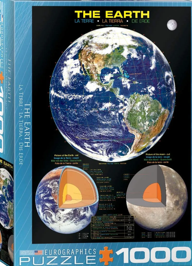 Eurographics - The Earth - 1000 Piece Jigsaw Puzzle Outlet