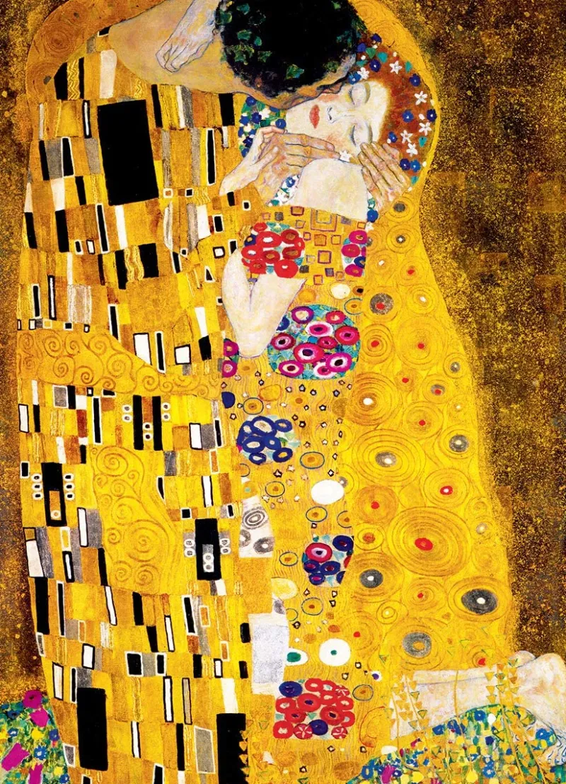 Eurographics - The Kiss by Gustav Klimt - 1000 Piece Jigsaw Puzzle Outlet