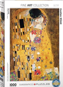 Eurographics - The Kiss by Gustav Klimt - 1000 Piece Jigsaw Puzzle Outlet