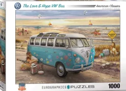 Eurographics - The Love & Hope VW Bus by Greg Giordan - 1000 Piece Jigsaw Puzzles Discount