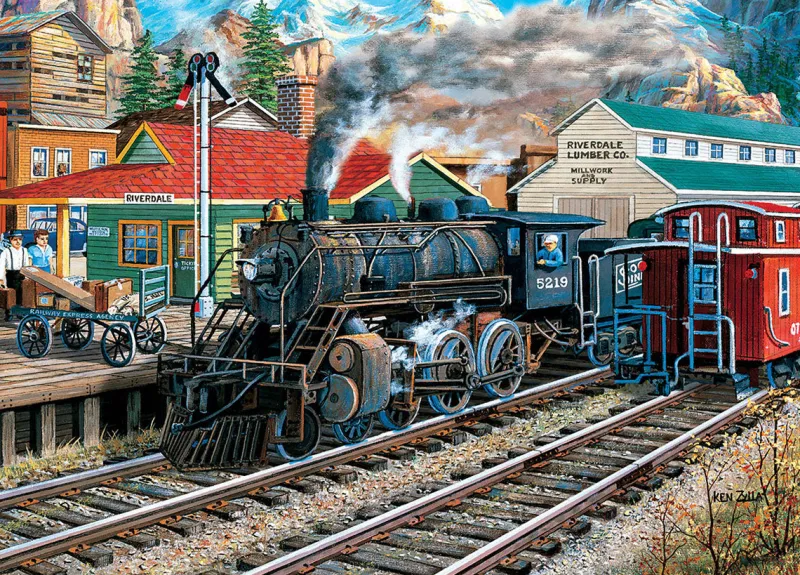 Eurographics - The Old Depot Station - 1000 Piece Clearance