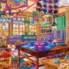Eurographics - The Quilt Workshop - 1000 Piece Jigsaw Puzzle Hot