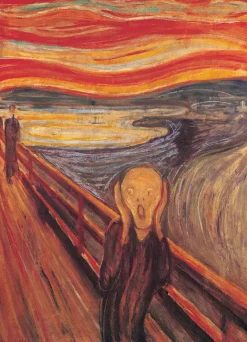 Eurographics - The Scream by Edvard Munch - 1000 Piece Jigsaw Puzzle Online