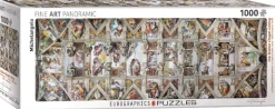 Eurographics - The Sistine Chapel Ceiling by Michelangelo - 1000 Piece Jigsaw Puzzle Best