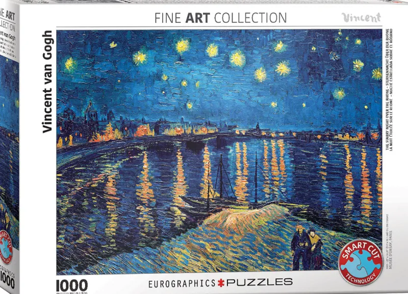 Eurographics - The Starry Night Over The Rhone - 1000 pieces Fashion