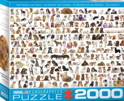 Eurographics - The World of Dogs - 2000 Piece Jigsaw Puzzle New