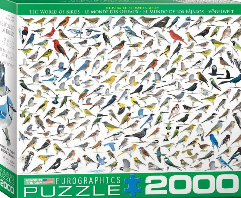 Eurographics - The World of Birds - 2000 Piece Jigsaw Puzzle New