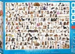 Eurographics - The World of Dogs - 1000 Piece Jigsaw Puzzle Outlet