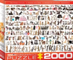 Eurographics - The World of Cats - 2000 Piece Jigsaw Puzzle Online