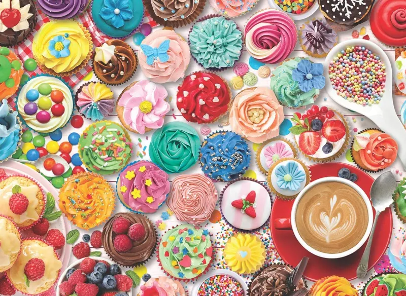 Eurographics - Tin Box - Cupcake Party - 1000 Piece Jigsaw Puzzle Outlet