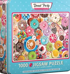 Eurographics - Tin Box - Donut Party - 1000 Piece Jigsaw Puzzle Fashion