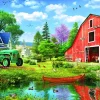 Eurographics - Tin Box - The Red Barn - 1000 Piece Jigsaw Puzzle Fashion