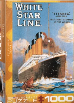 Eurographics - Titanic White Star Line - 1000 Piece Jigsaw Puzzle Best