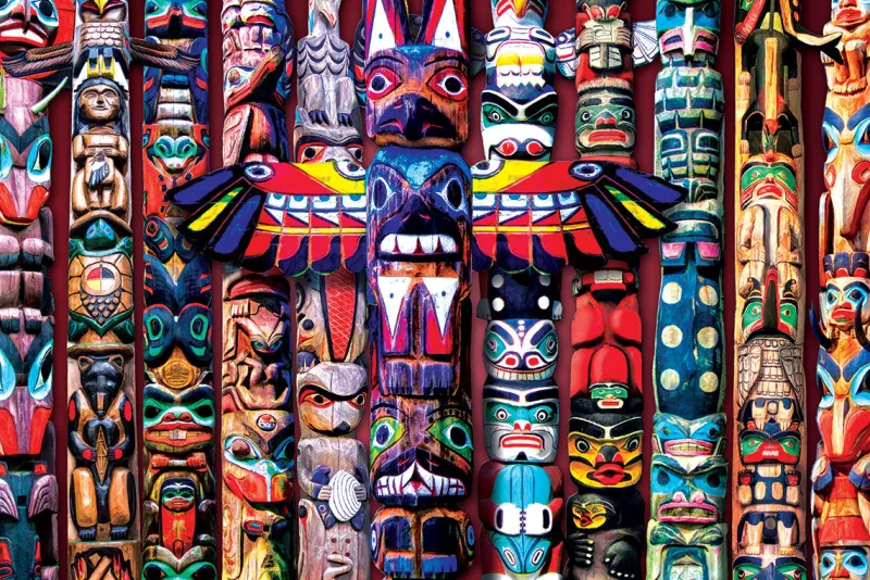 Eurographics - Totem Poles - 1000 Piece Jigsaw Puzzle Best