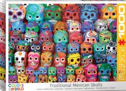 Eurographics - Traditional Mexican Skulls - 1000 Piece Jigsaw Puzzle Discount