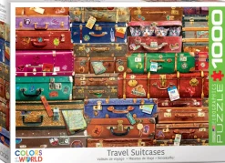 Eurographics - Travel Suitcases - 1000 Piece Jigsaw Puzzle Online