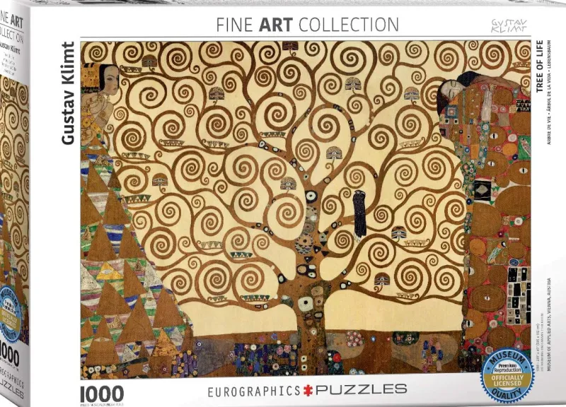 Eurographics - Tree of Life by Gustav Klimt - 1000 Piece Jigsaw Puzzle Online