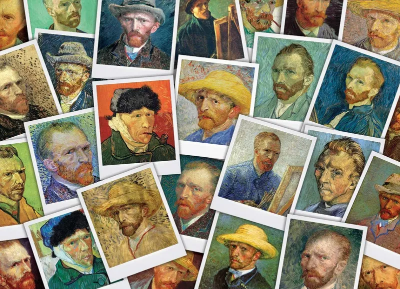 Eurographics - Van Gogh Selfies - 1000 Piece Jigsaw Puzzle Fashion