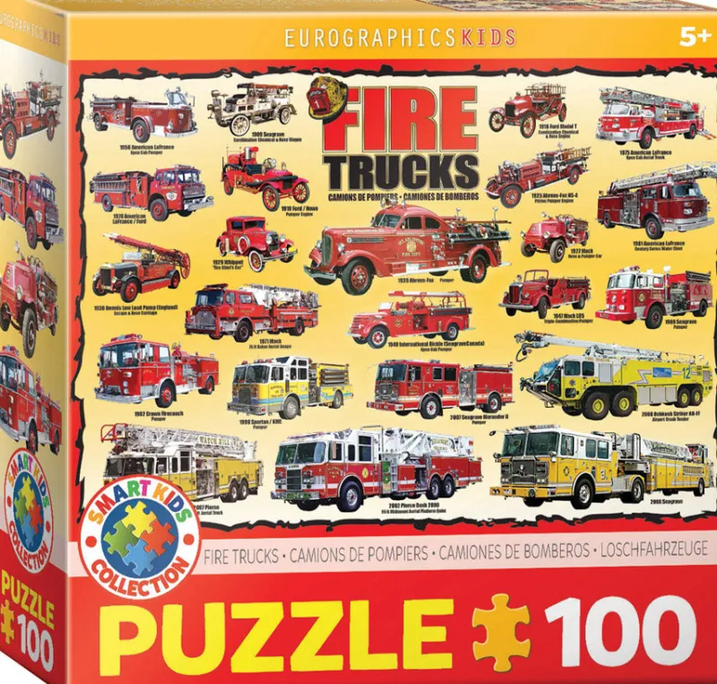 Eurographics - Vintage Fire Engines - 100 pieces Discount