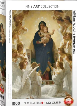 Eurographics - Virgin with Angels - 1000 Piece Jigsaw Puzzle Online