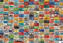 Eurographics - Volkswagen Groovy Bus Collage - 2000 Piece Jigsaw Puzzle Sale
