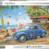 Eurographics - VW Beetle Surf Shack - 1000 pieces New