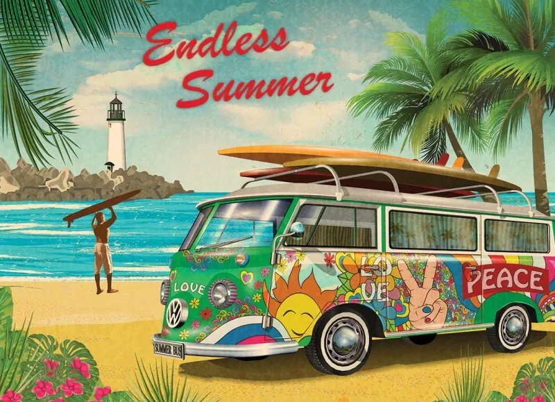 Eurographics - VW Endless Summer - 1000 Piece Jigsaw Puzzle New
