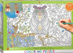 Eurographics 6055-0887 XXL Color Me - Owl 500 piece jigsaw puzzle New