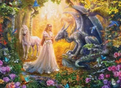 Eurographics - XXL Pieces - Princess' Garden - 500 Piece Jigsaw Puzzle Online